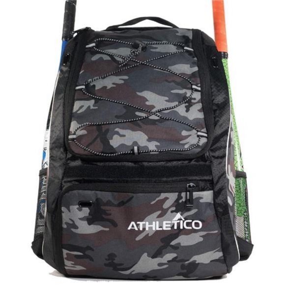Baseball Bat Bag - Backpack for Baseball T-Ball & Softball Equipment & Gear